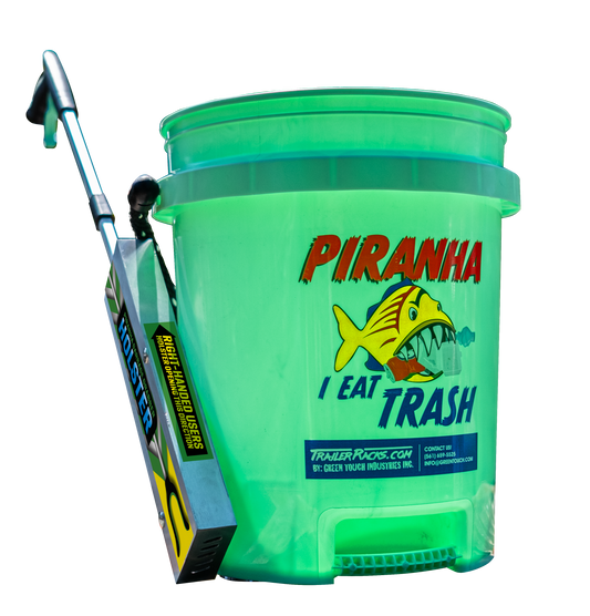 Never Stop Mowing To Pick Up Trash Again!