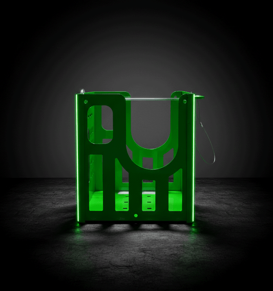 Scratch & Dent | Classic Series Handheld Power Tool Lockable Rack | Green Touch Industries (BJ040-SnD) - TrailerRacks.com