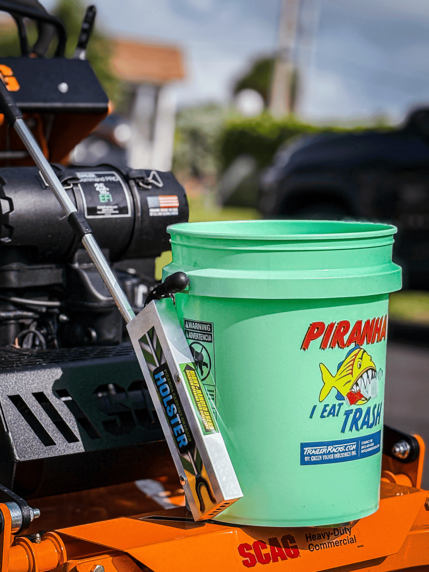 Magnetic Mower Caddy w/ Grabber | MMC100