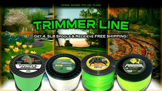 Trimmer Line | 4 Pack of 5 lb Spools | PPP45