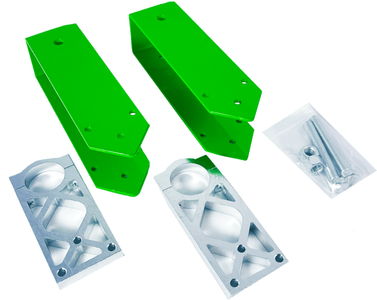 Scratch & Dent | Universal Series Truck Bedrail Mounting Brackets | Green Touch Industries (BR101-SnD) - TrailerRacks.com