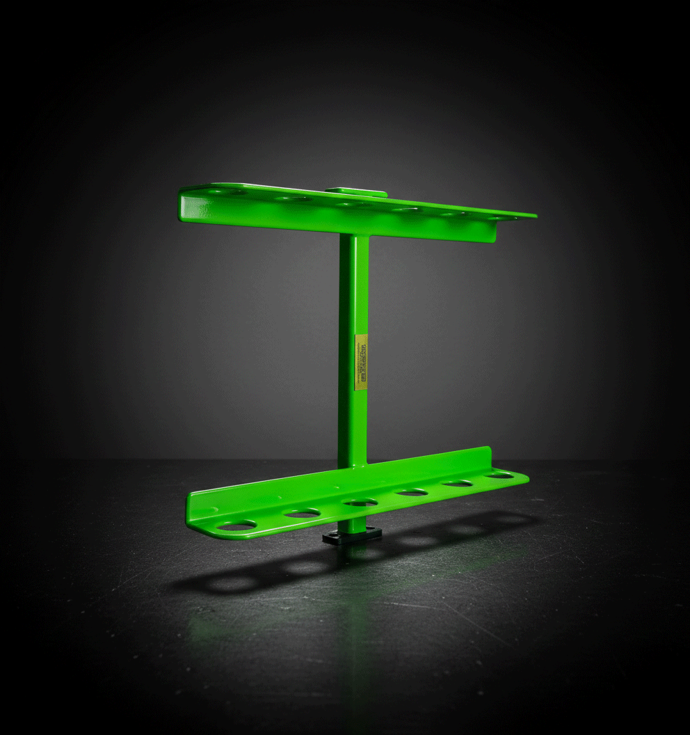 Classic Series Hand Tool Rack for Open Landscape Trailers