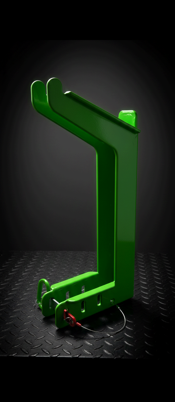 ●T-TRELL Lockable D-Handle Shovel Rack for Trailers – TrailerRacks.com