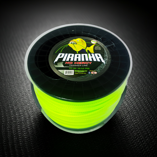 0,095-0,105 Línea de corte de dientes de sierra | Serie Piraña | PTL105 | Carrete de 5 libras.
