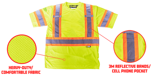 High-Visibility Safety T-Shirt | Pro Series | HVT400 - TrailerRacks.com