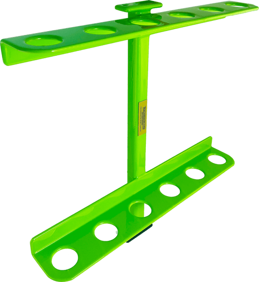 Classic Series Hand Tool Rack for Open Landscape Trailers | Green Touch Industries (TA051-GRE) - TrailerRacks.com