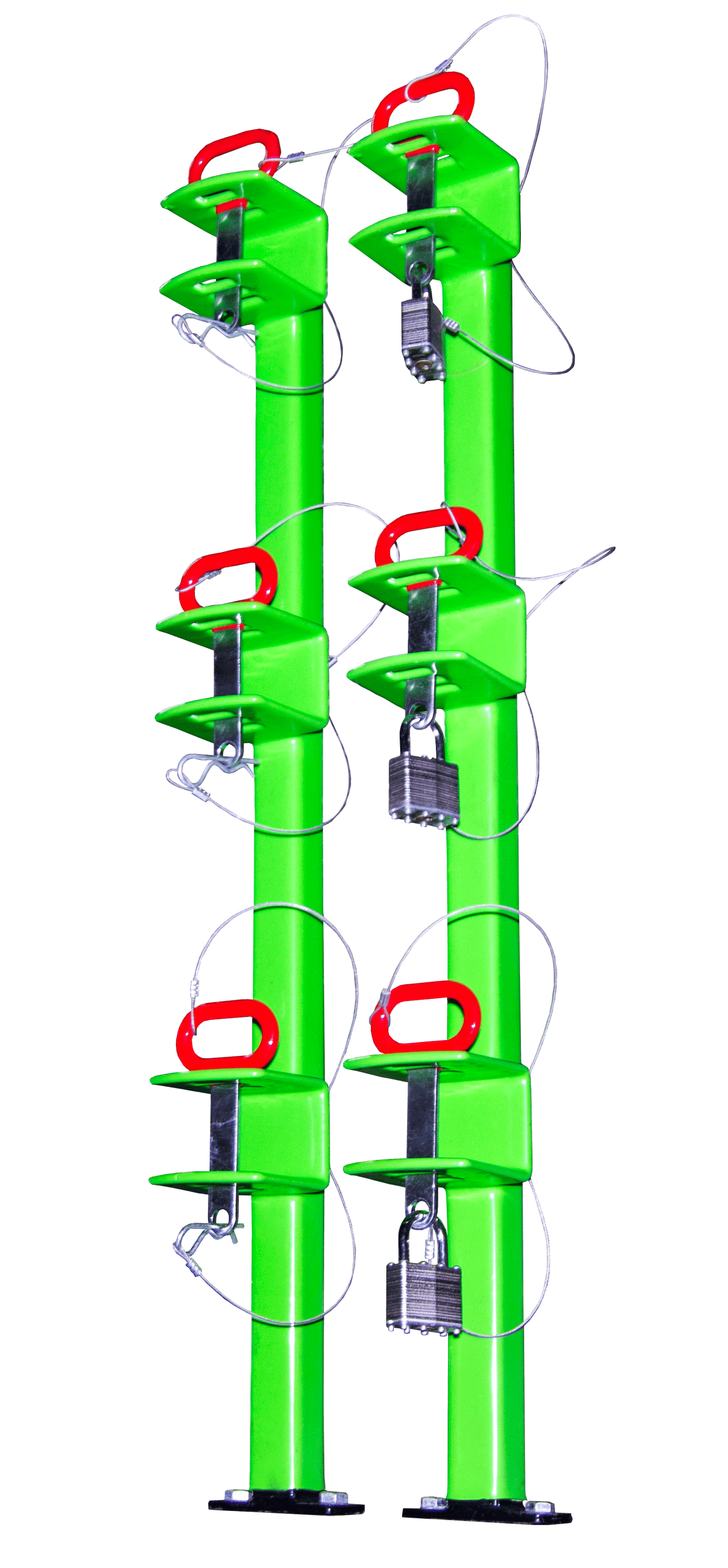 SCRATCH & DENT | 3-Position Trimmer Rack | Open-Trailer | Classic Series | LB012-SnD - TrailerRacks.com