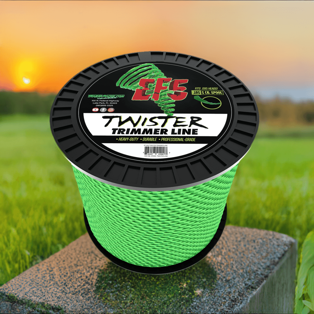 Smooth 0.095 Braid-blade Trimmer Line | Twister Series | EF500 | 5 LB Spool - TrailerRacks.com