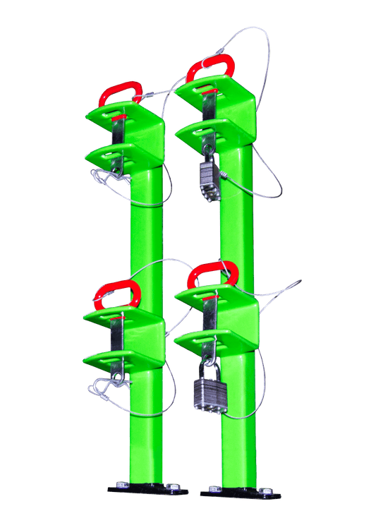 2-Position Trimmer Rack | Open-Trailer | Classic Series | LA011 - TrailerRacks.com