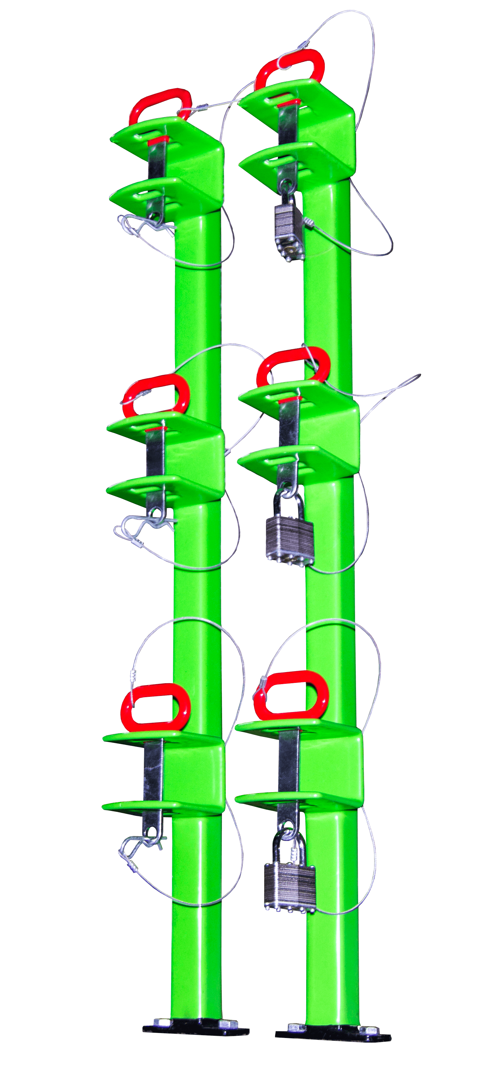 3-Position Trimmer Rack | Open-Trailer | Classic Series | LB012 - TrailerRacks.com
