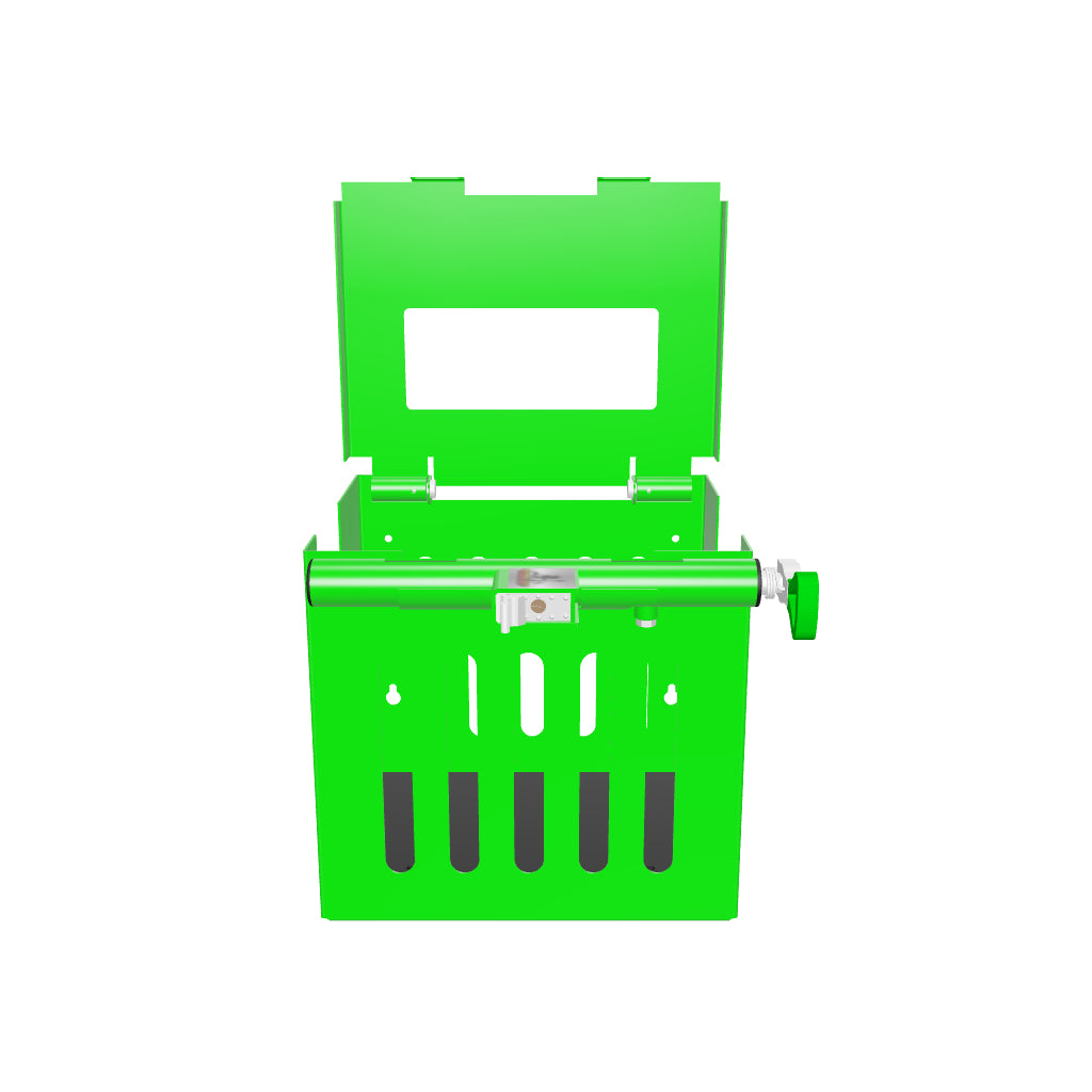 Chainsaw rack for open trailers
