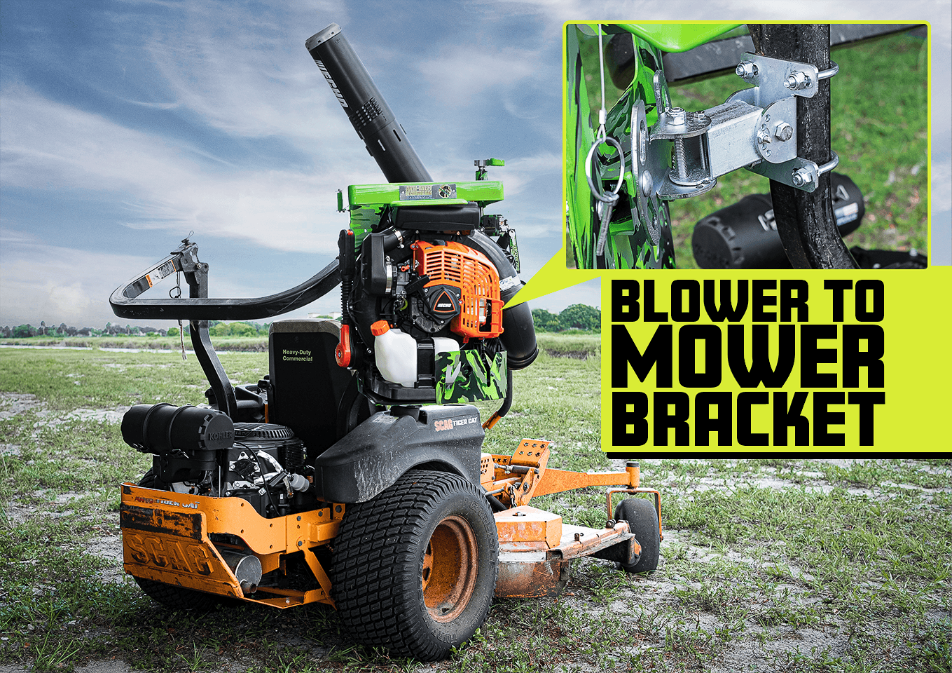Blower-to-Mower Adapter | Xtreme Pro Series | MB01 - TrailerRacks.com