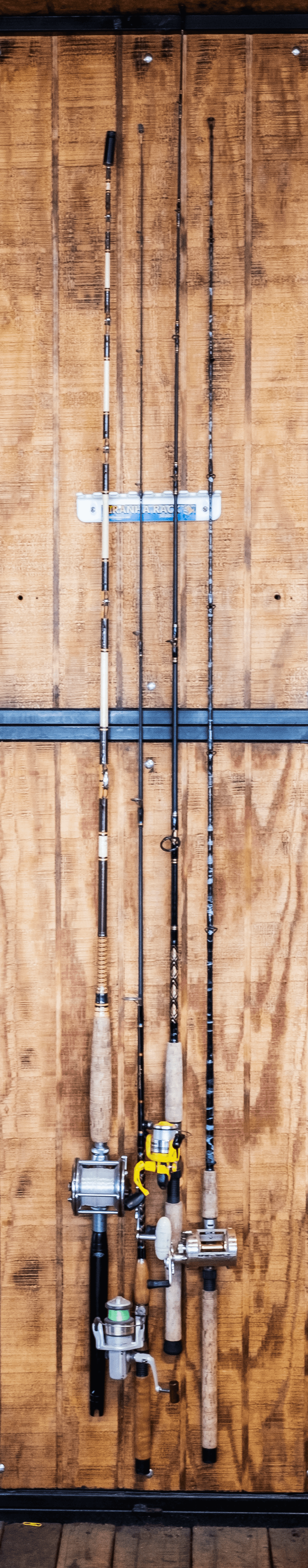 Sm Wall Mount Fishing Rod Rack | Piranha Series | FA008 - TrailerRacks.com