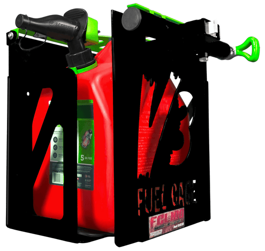 ⛽ Fuel Cage FCL100 (Blackout Edition): Revolutionize Your Gas Can Organization - Restocking February 2024! ⚙️