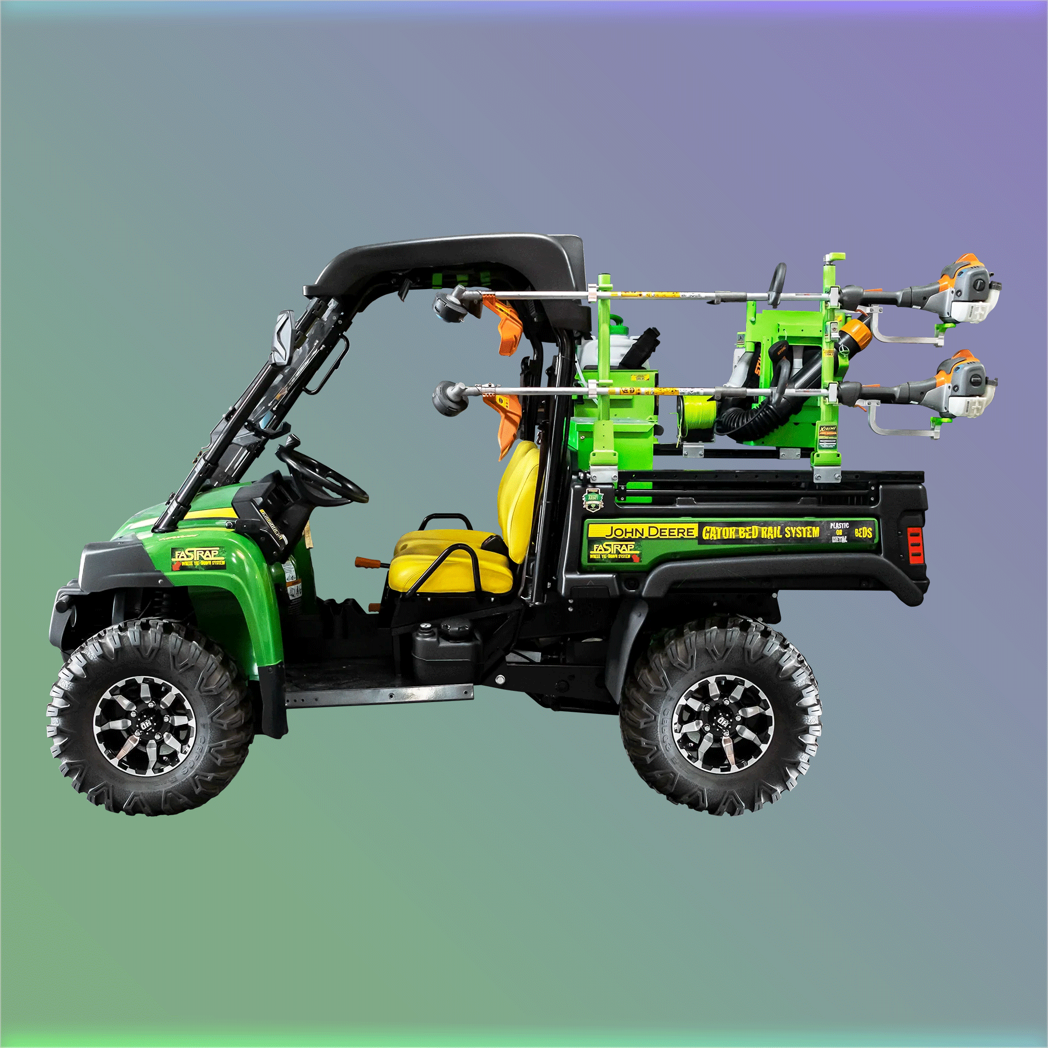 Tree Racks For Trailers Secure Your Landscaping Equipment With Lockable Trailer Racks and Rail ...