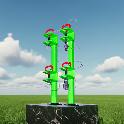 Classic Series 2-Place Trimmer Rack for Open Trailers