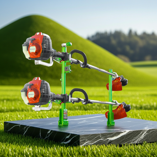 2-Trimmer Rack w/ Armored-Lock Protection | XA102