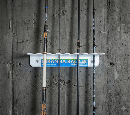 FA008 | Wall-Mount Fishing Rod Rack | Integrated Innovation TrailerRacks.com FA008 | Wall-Mount Fishing Rod Rack | Integrated Innovation TrailerRacks.com