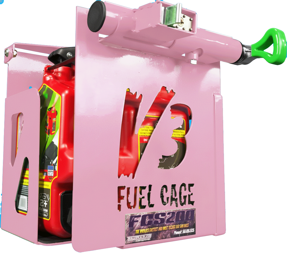 Fuel Can Cage w/ Armored-Lock Protection | FCL100 - FCS200