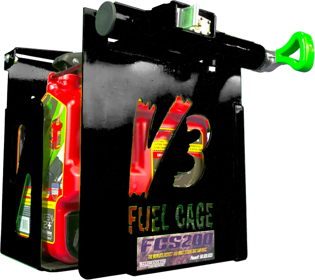 Fuel Can Cage w/ Armored-Lock Protection | FCL100 - FCS200