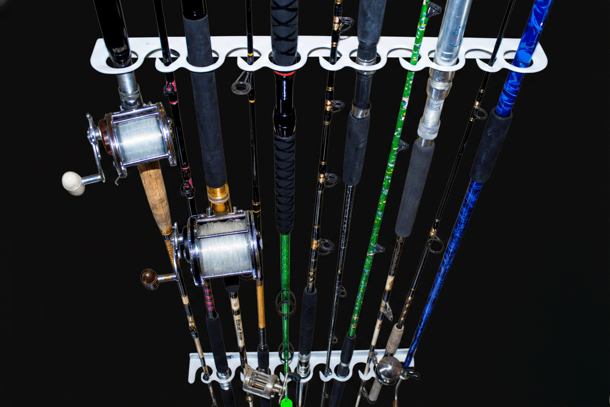Overhead Fishing Rod Rack (large) | FD011