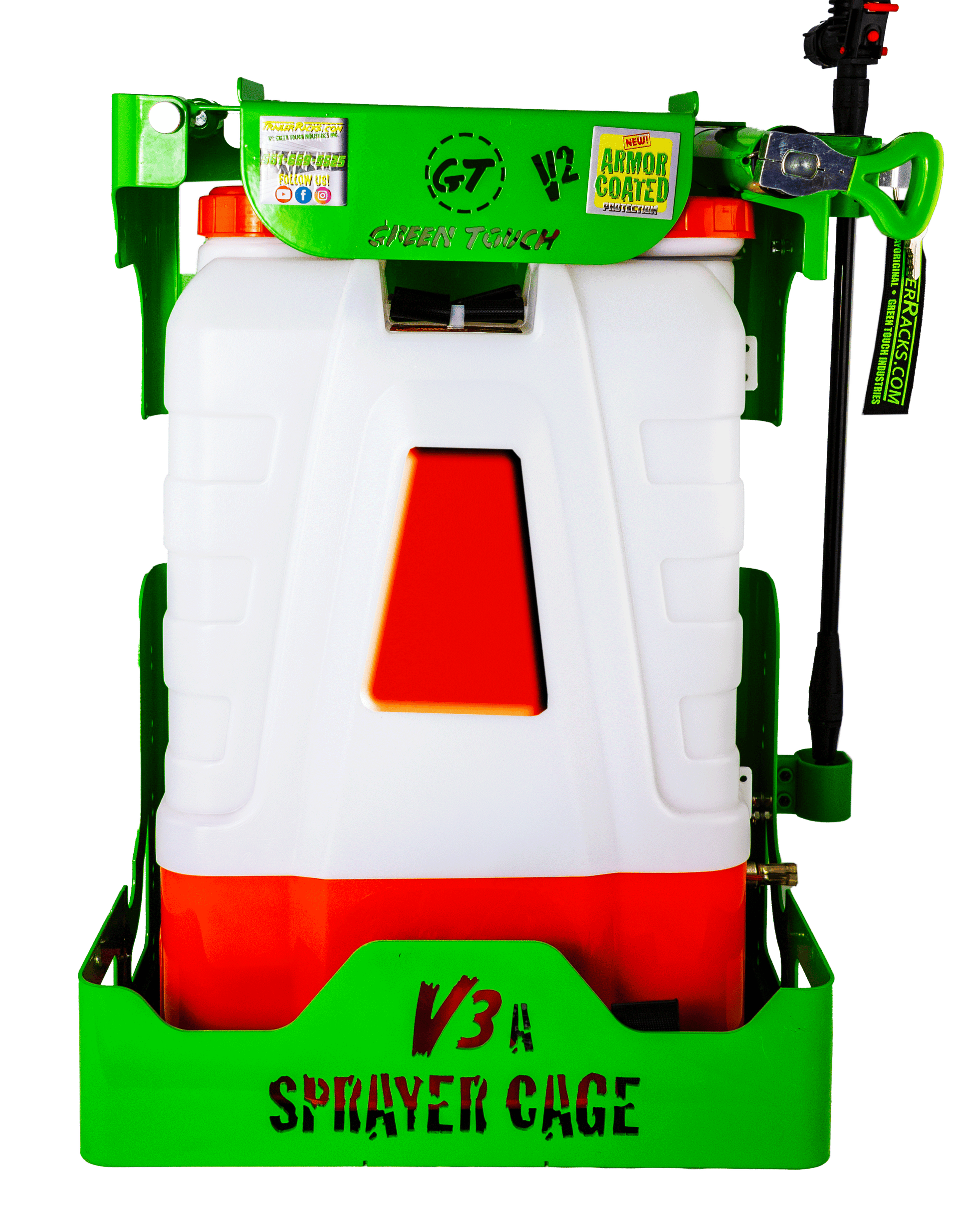 Lockable Backpack Sprayer Cage | Xtreme Pro Series – TrailerRacks.com Lockable Backpack Sprayer Cage | Xtreme Pro Series – TrailerRacks.com