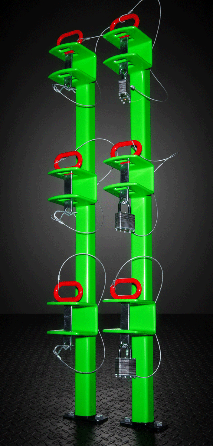 Estante para recortadora de 3 posiciones | Tráiler abierto | Serie Clásica | LB012 