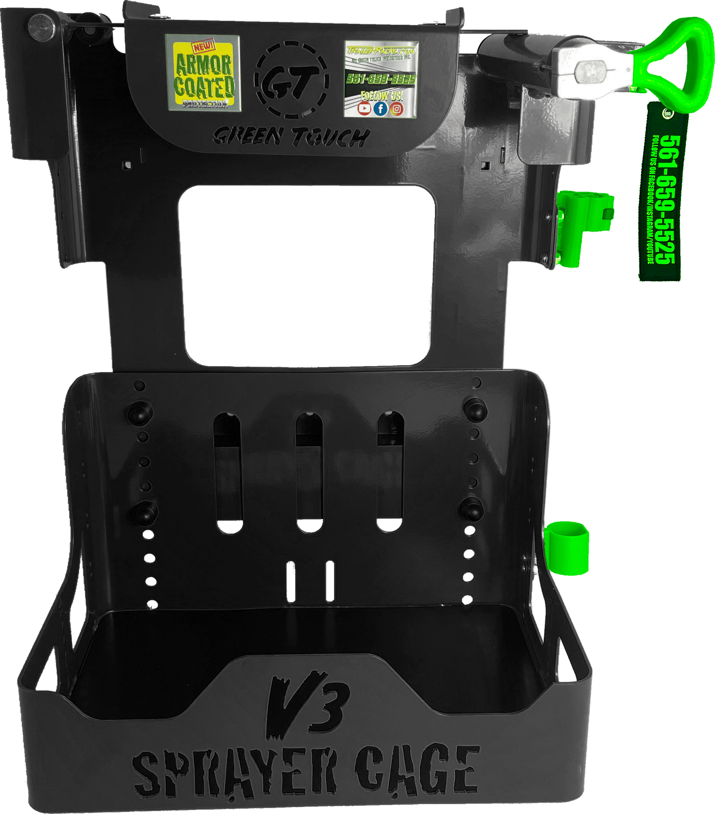 Backpack Sprayer Cage w/ Armored-Lock Protection | SPC21
