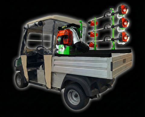 UTV Series Bed Rail Mounting System for Club Car Carryall