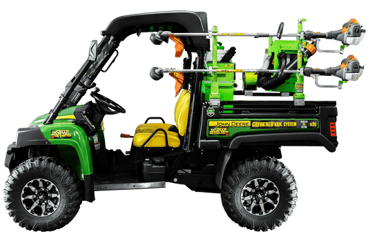 John Deere Gator UTV Bed Rail System | Green Touch Industries (RBP204) - TrailerRacks.com