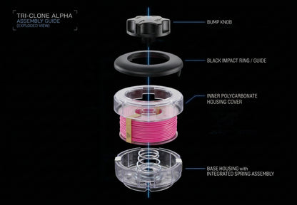 Tri-Clone Alpha | Clear-View Universal Trimmer Head | Pro-Grade Bump Feed | TCA100