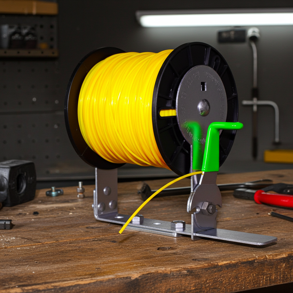 Classic Series Trimmer Line Spool Rack & Cutter