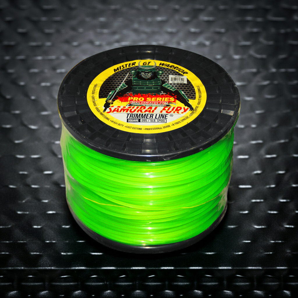Línea de corte cuadrado de 0,095 | Serie Samurái | TL500 | Carrete de 5 libras. 