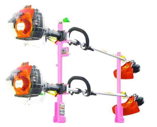 2-Trimmer Rack w/ Armored-Lock Protection | XA102