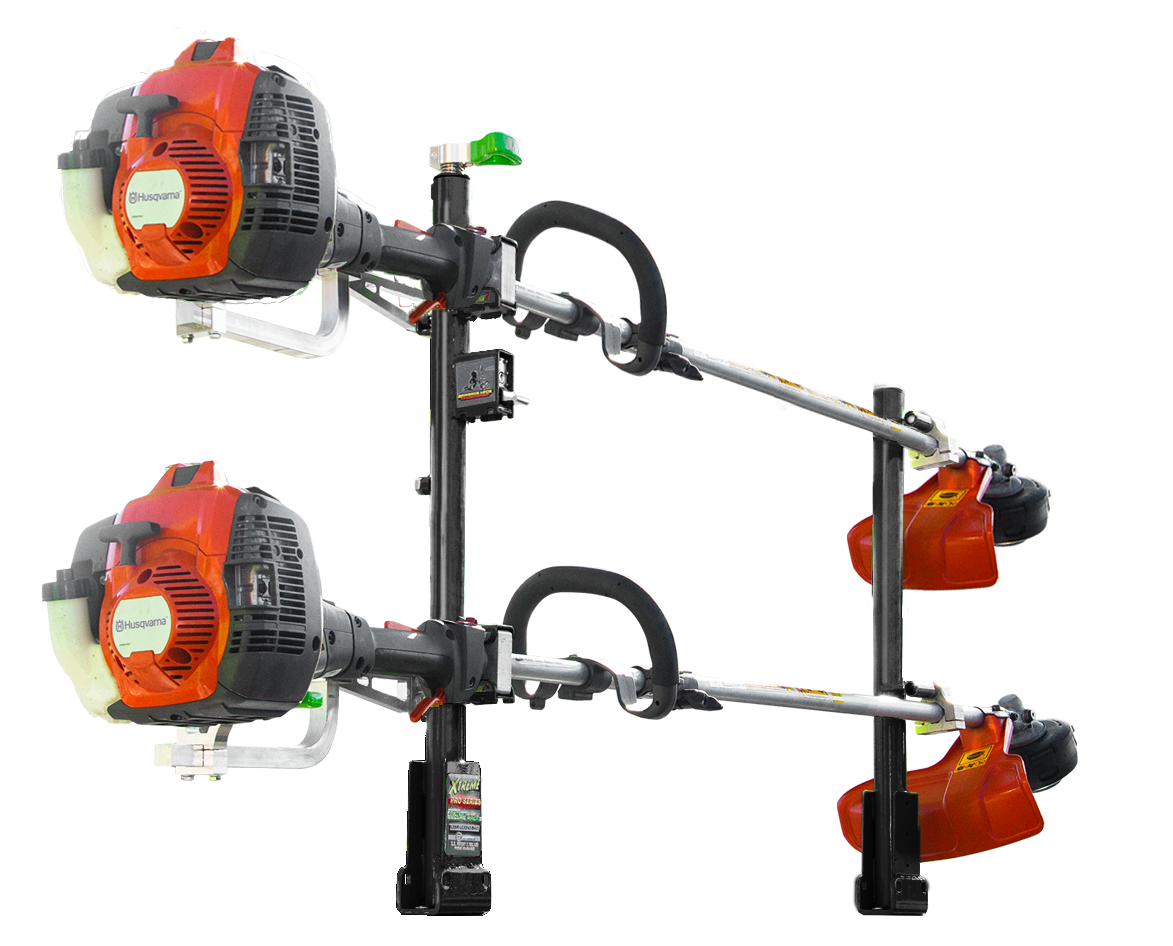 Xtreme Pro Series 2-Place Lockable Trimmer Rack