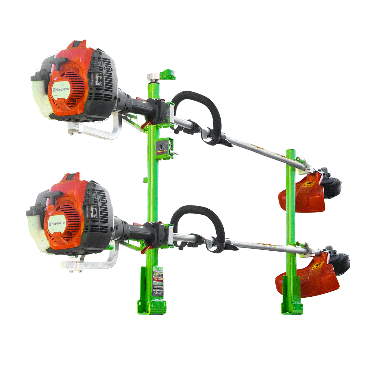 Xtreme Pro Series 2-Place Lockable Trimmer Rack