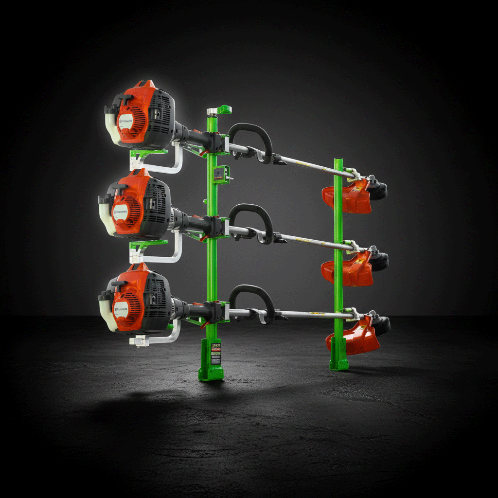 Estante para recortadora de 3 posiciones | Serie Xtreme Pro | XB103 