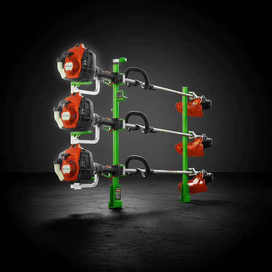 3-Trimmer Rack w/ Armored-Lock Protection | XB103