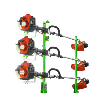 Xtreme Pro Series 3-Place Lockable Trimmer Rack