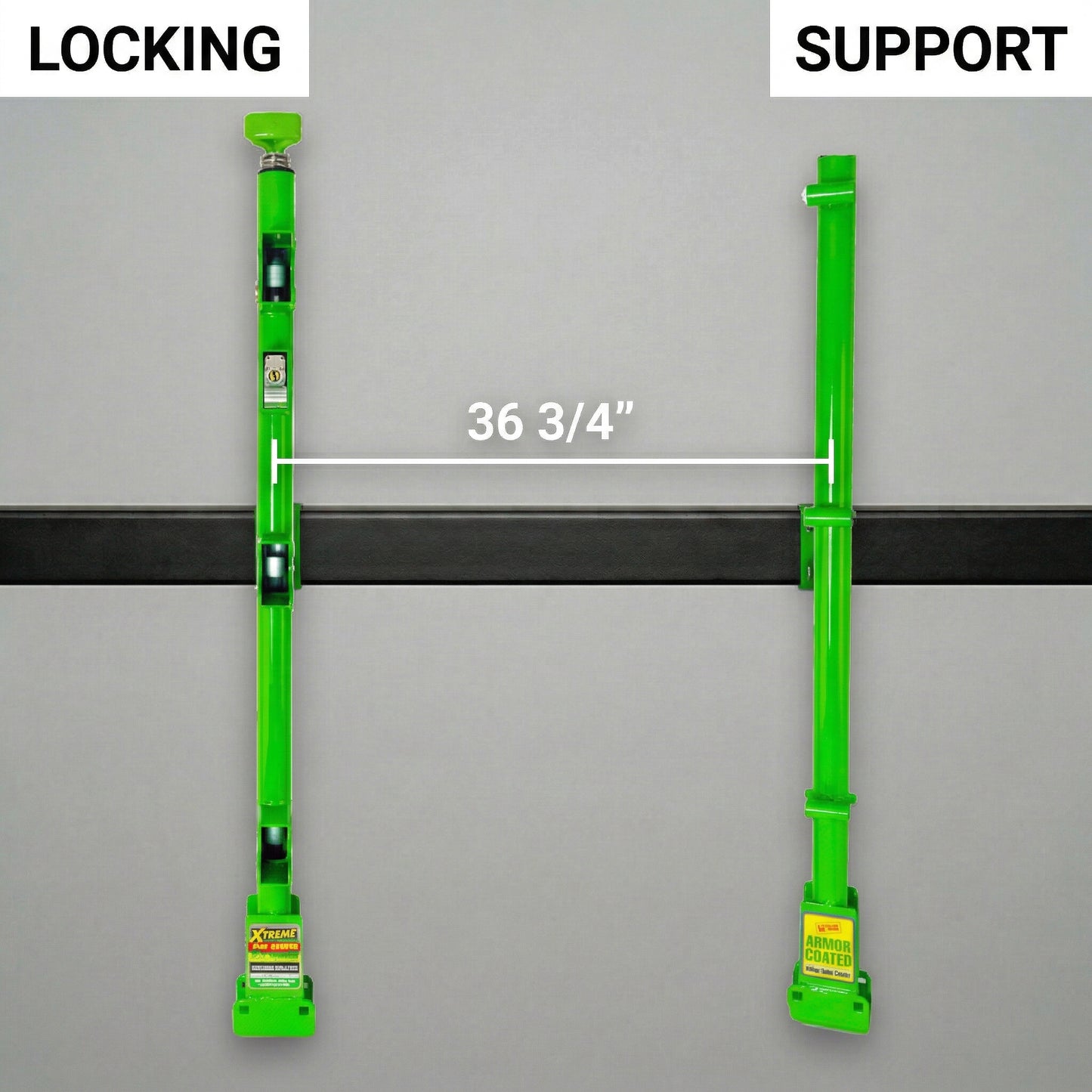 Xtreme Pro Series 3-Place Lockable Trimmer Rack