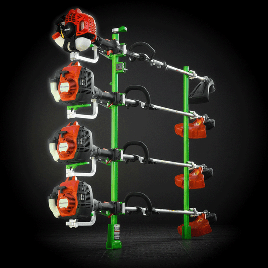 4-Trimmer Rack w/ Armored-Lock Protection | XC104