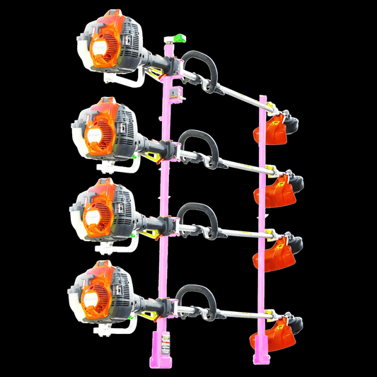 4-Trimmer Rack w/ Armored-Lock Protection | XC104