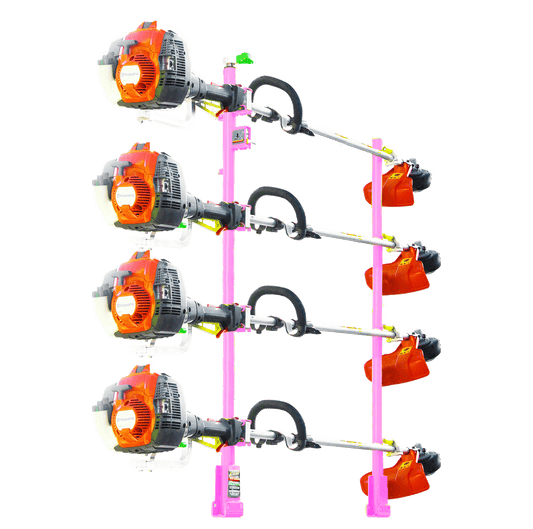 4-Trimmer Rack w/ Armored-Lock Protection | XC104