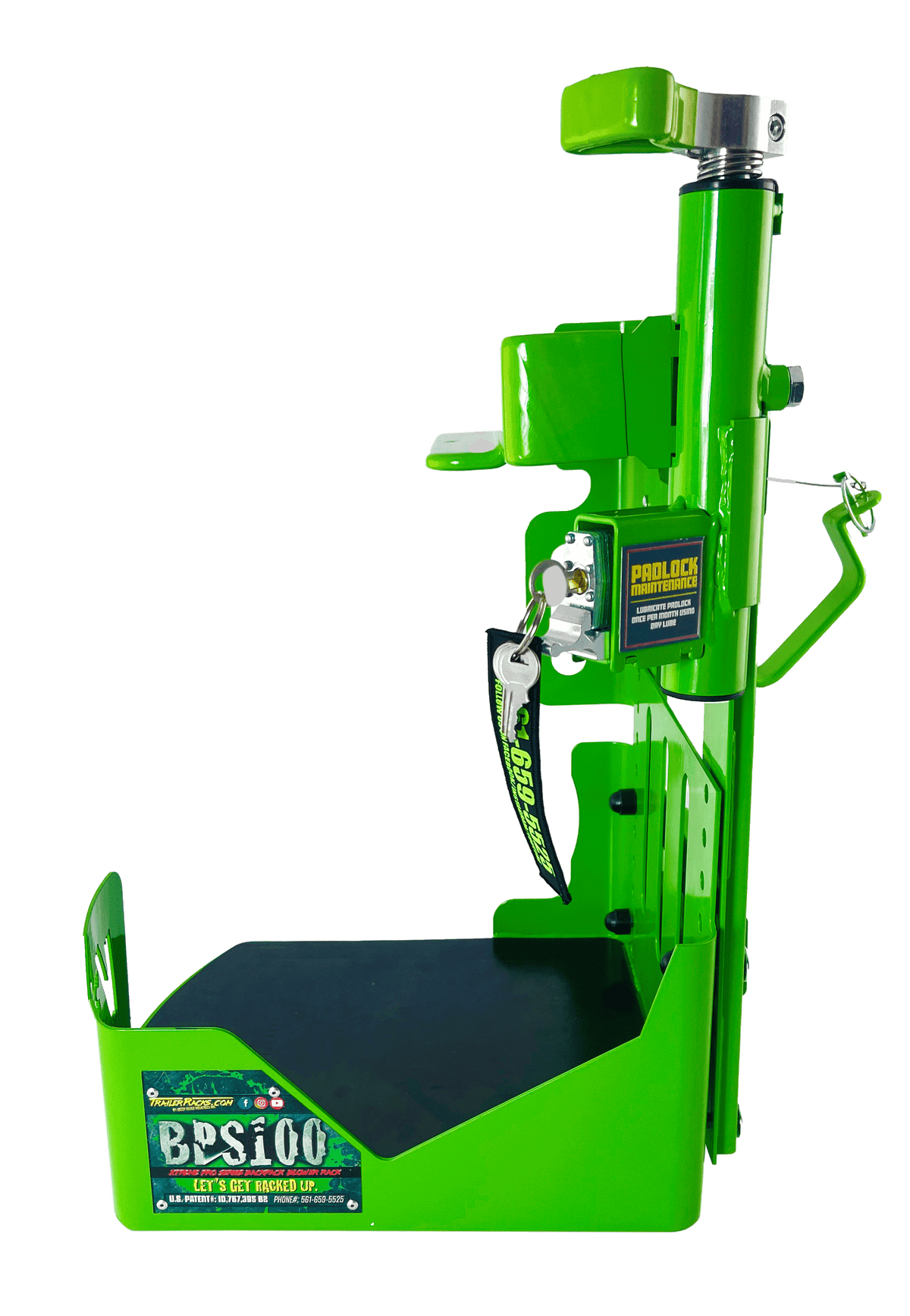 Lockable Backpack Blower Rack | Xtreme Pro Series – TrailerRacks.com
