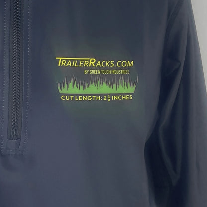 Crew Protection Skin Guard microfiber work shirt QZ100 — chest logo detail