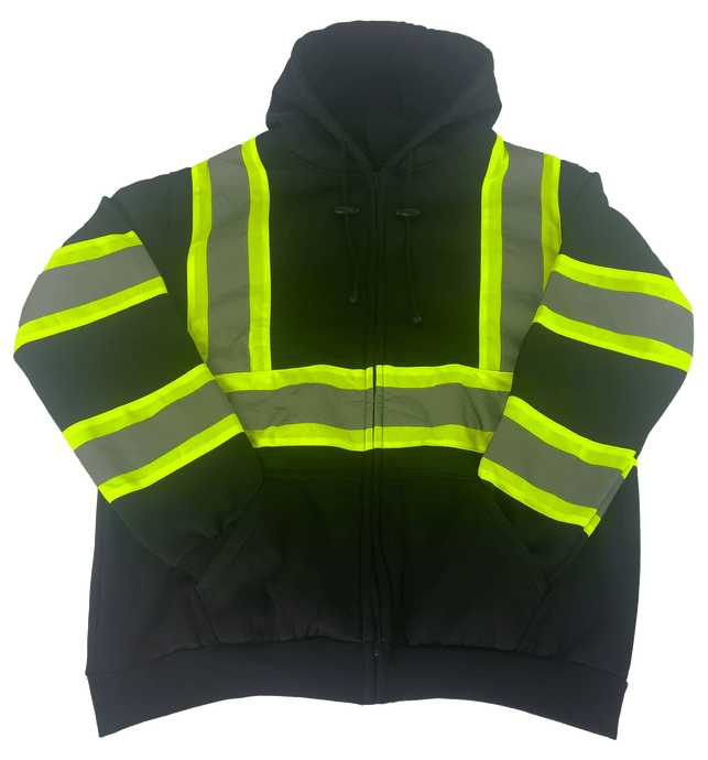 High-Visibility Safety Hoodie | Type 0, Class 1 | Pro Series | SH002 - TrailerRacks.com