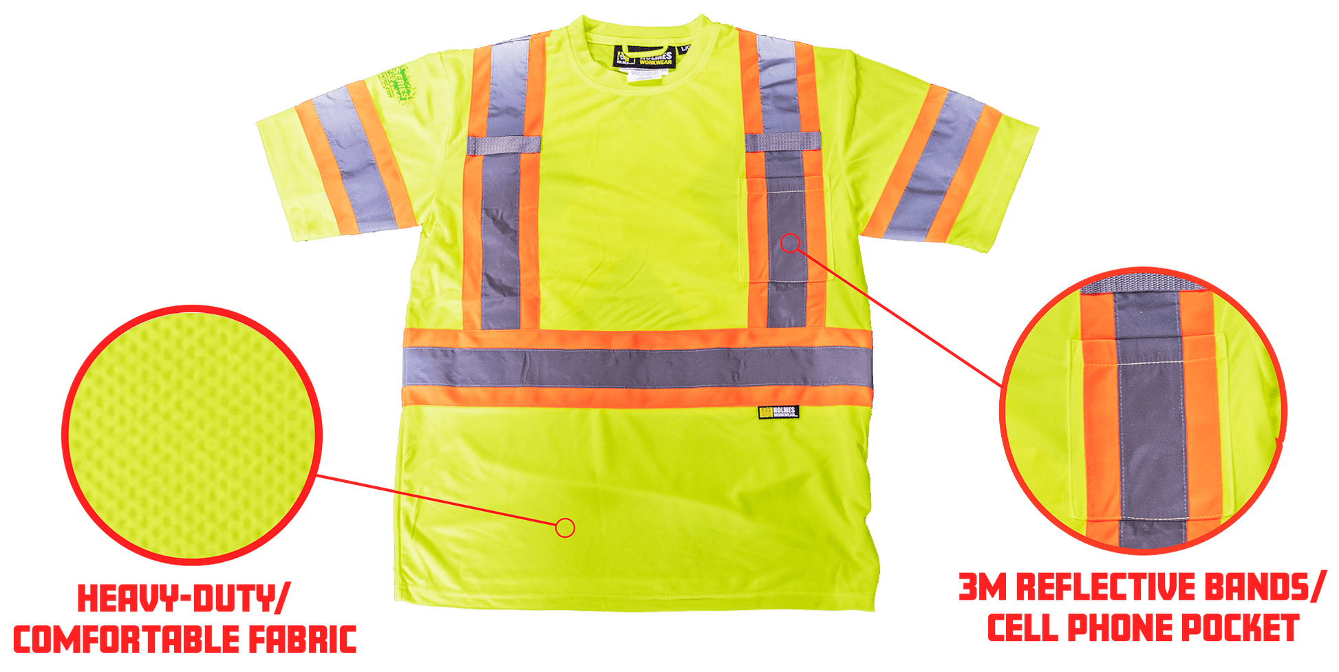 High-Visibility Safety T-Shirt | Pro Series | HVT400 - TrailerRacks.com