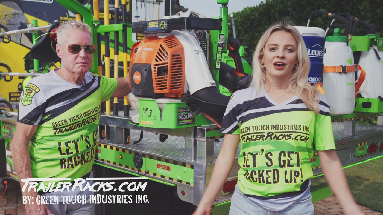 Backpack Blower Rack with Shielded Lock - Product Video