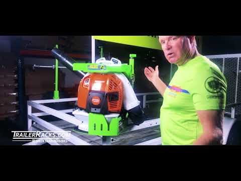 Xtreme Pro Series Lockable Backpack Blower Rack Overview Video