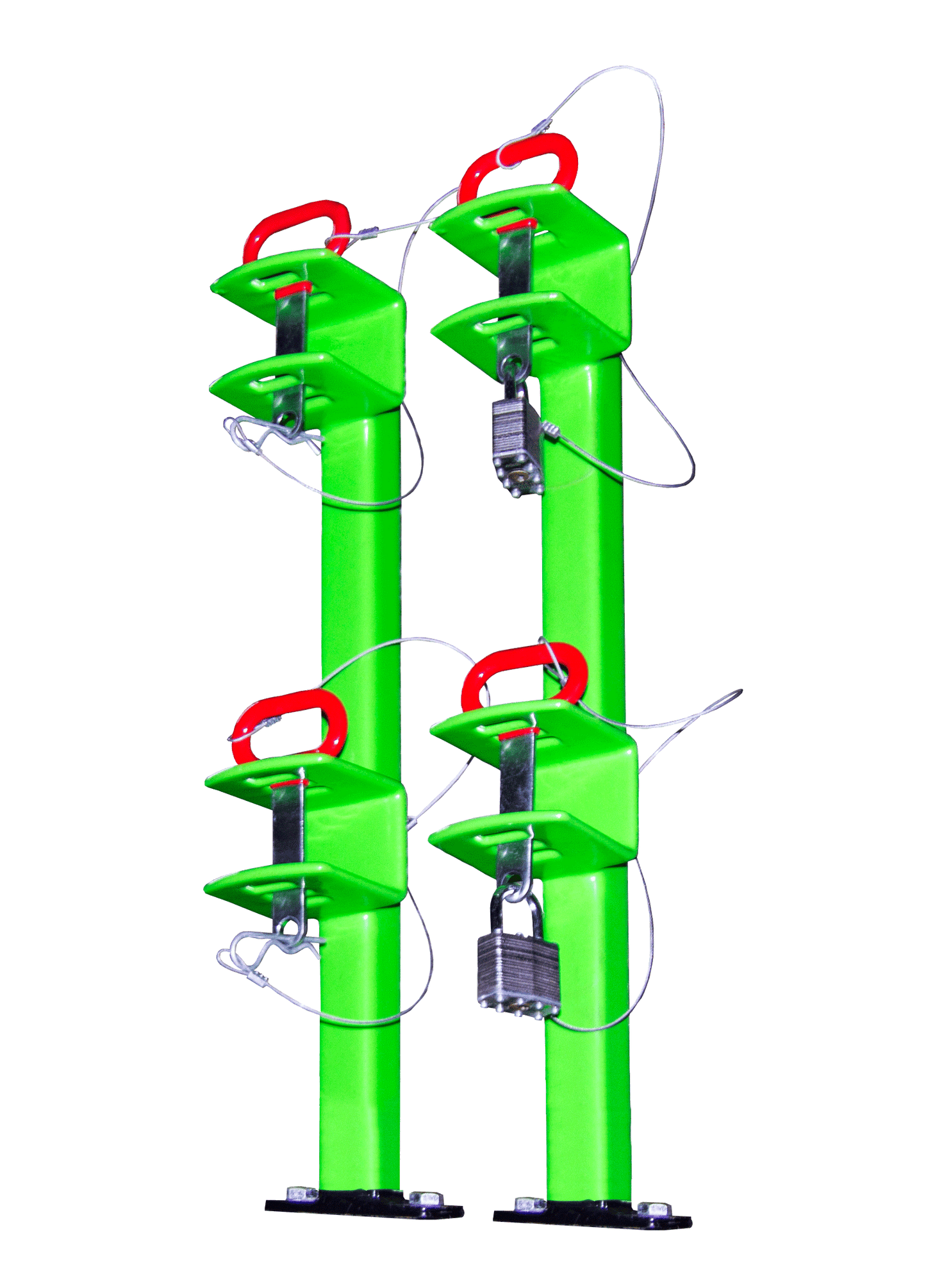 SCRATCH & DENT | 2-Position Trimmer Rack | Open-Trailer | Classic Series | LA011-SnD - TrailerRacks.com